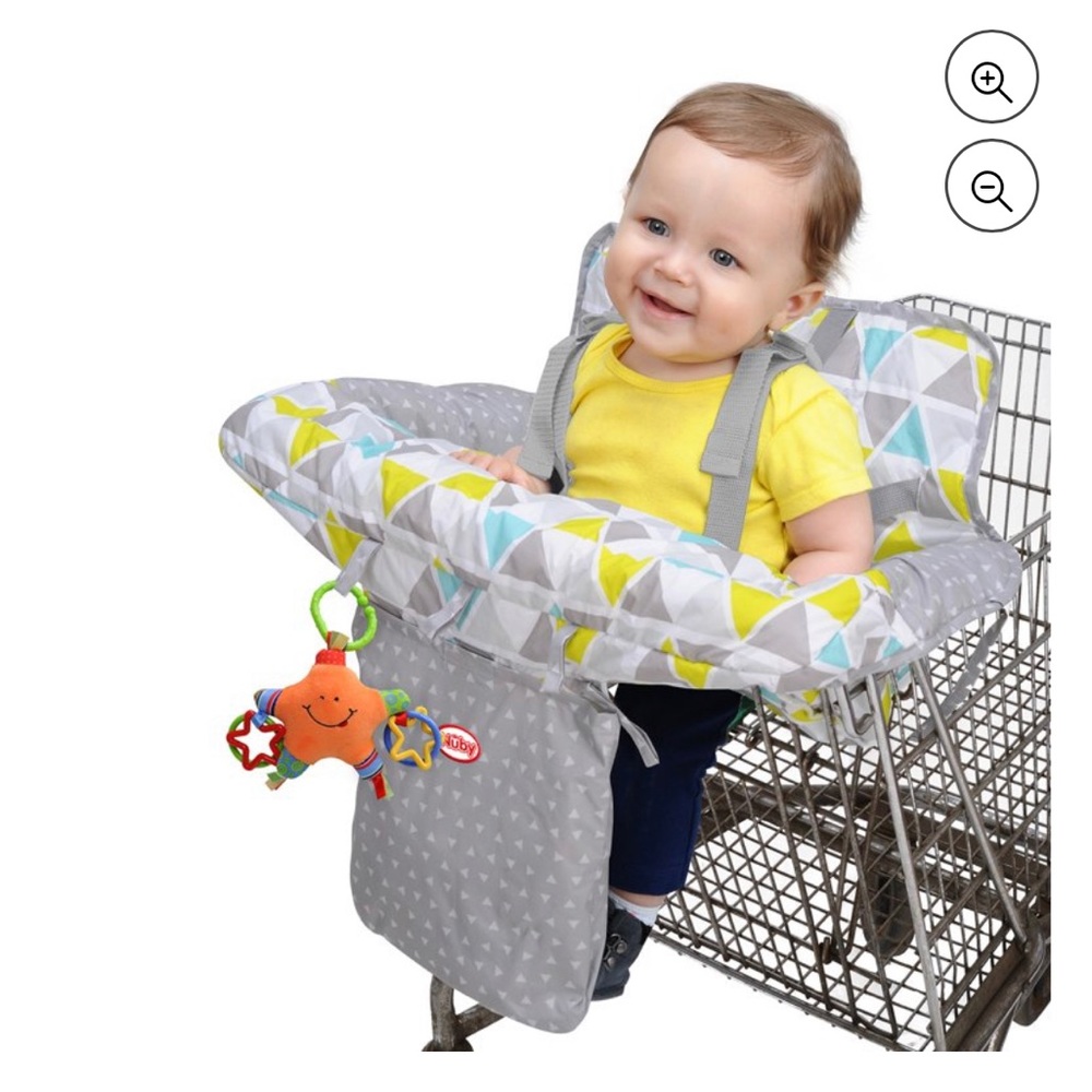 Nuby Shopping Cart Cover - Geometric Triangle